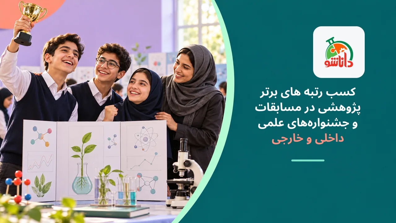 کسب رتبه های برتر پژوهشی در مسابقات و جشنواره‌های علمی داخلی و خارجی